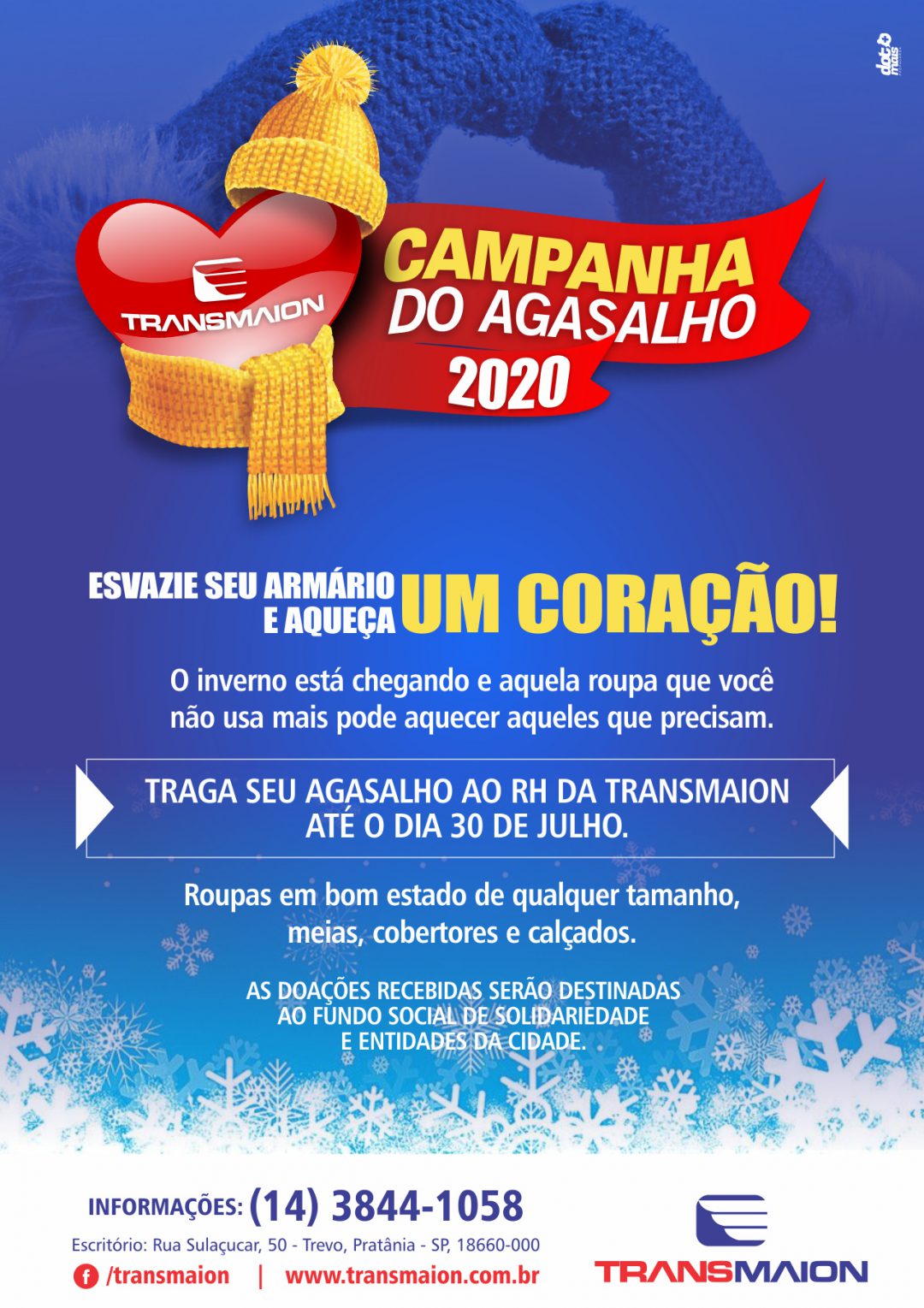 Campanha Do Agasalho 2020 Transmaion